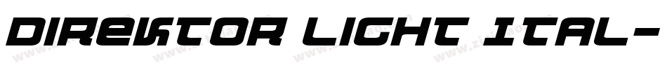 Direktor Light Ital字体转换